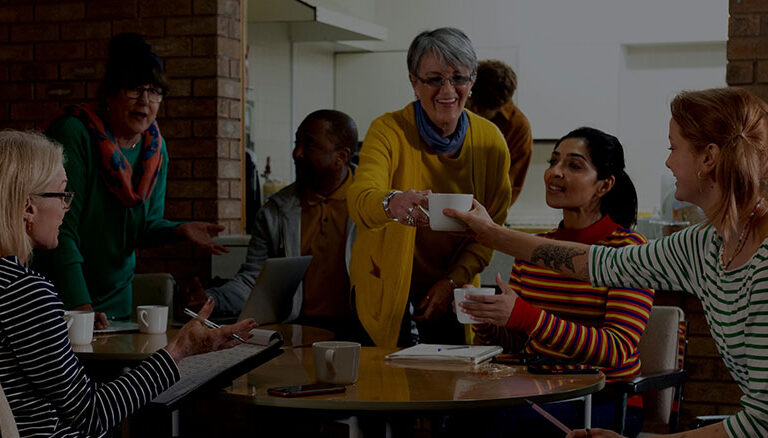 A gathering in the community